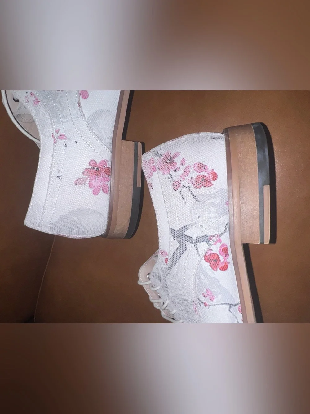 Stacy Adams Dandy White Floral/Skull Pattern oxfords men’s size 10M/ 10.5*